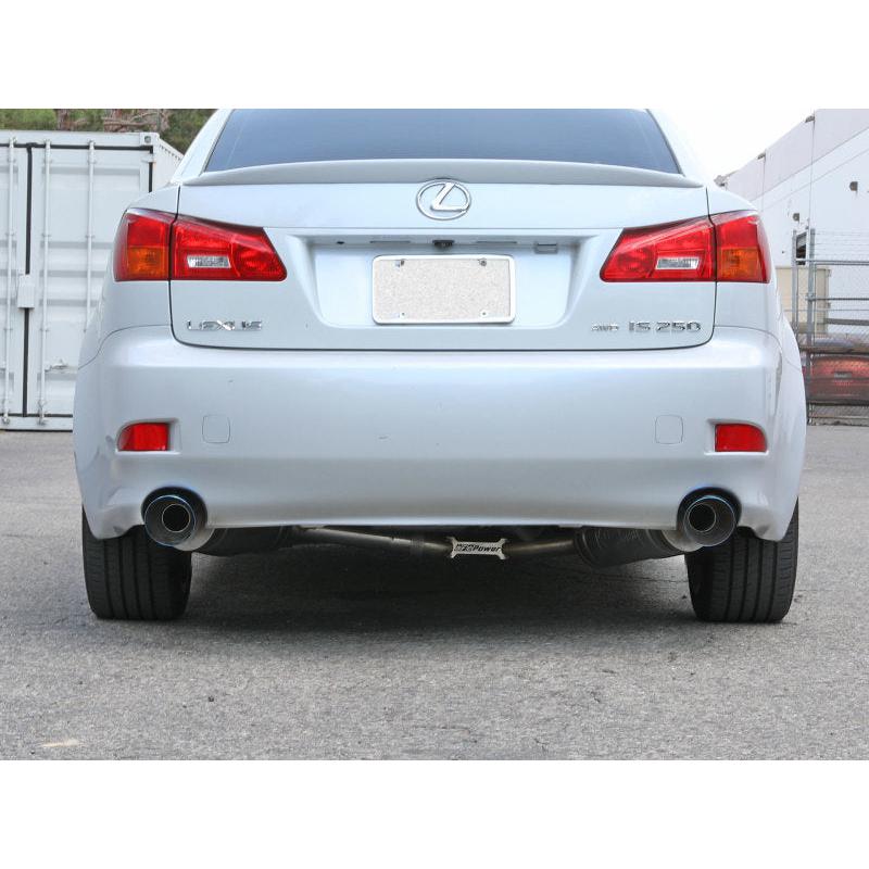 aFe POWER Takeda 06-13 Lexus IS250/IS350 SS Axle-Back Exhaust w/ Blue Flame Tips