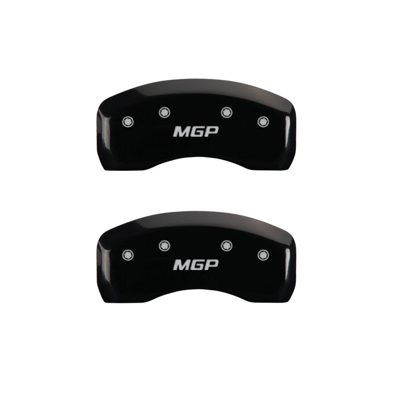 MGP Black Finish Silver Caliper Covers for Mini Cooper Countryman and Paceman * Part #51005SMGPBK