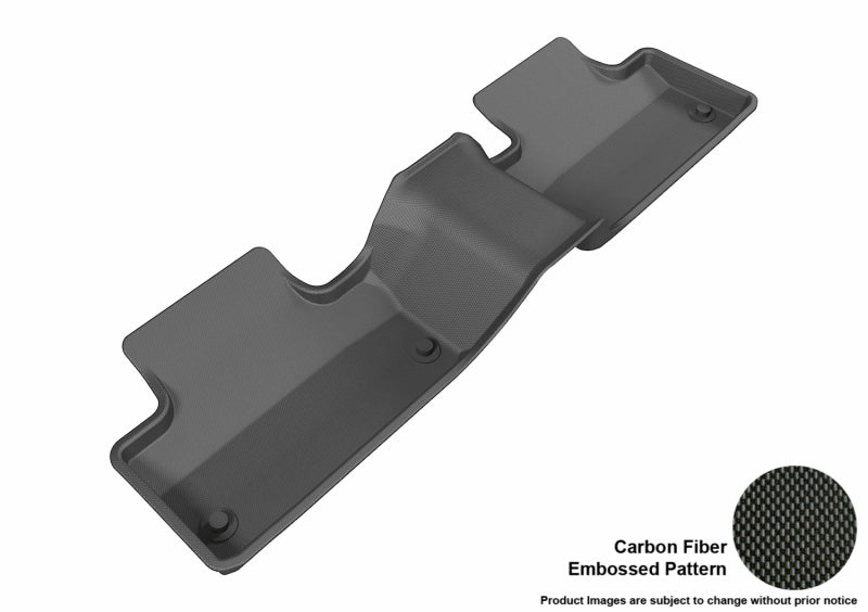 3D MAXpider 2014-2019 Land Rover Range Rover Evoque Kagu 2nd Row Floormats - Black-SR1 Performance