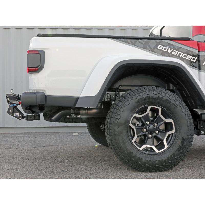 aFe 2021+ Jeep Gladiator V6-3.0L (td) Vulcan Series 3in 304SS HT DPF-Back Exhaust System - Black Tip-SR1 Performance