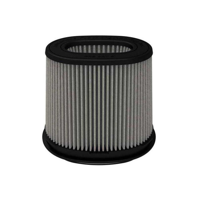 aFe MagnumFLOW Pro DRY S Air Filter (6-3/4 x 4-3/4)in F x (8-1/2 x 6-1/2)in B x (7-1/4 x 5)in T-SR1 Performance