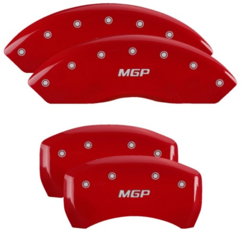 MGP 14255SMGPRD Red Finish Aluminum Caliper Covers for 2019-2020 Chevrolet Blazer
