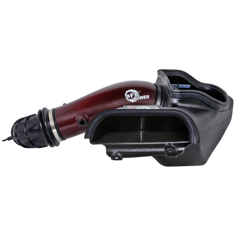 aFe 23-24 Ford F150 Raptor R Supercharged Red Carbon Track Series Air Intake w/ P5R Filter (MOQ 24)-SR1 Performance