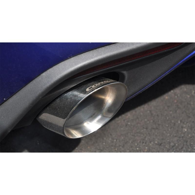 Corsa 2015-2017 Ford Mustang EcoBoost 2.3T Sport 3in Cat-Back Dual Rear Exit Polished Tips