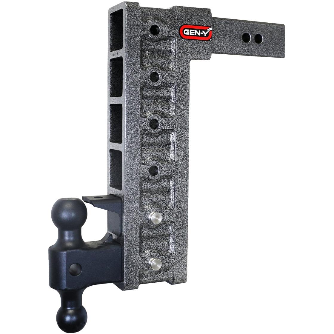 Gen-Y Mega Duty 2.5in Shank 15in Drop 21K Hitch w/Dual-Ball/Pintle Lock/Stabilizer Kit