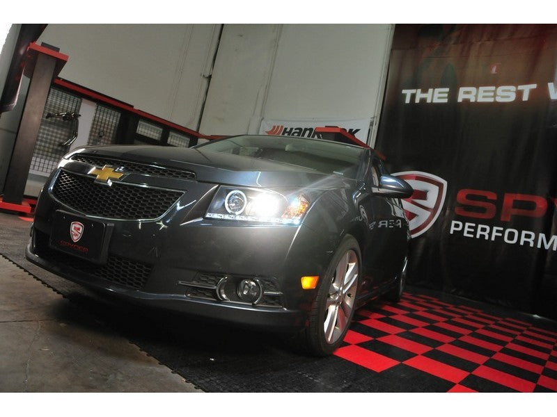 Spyder Chevy Cruze 11-14 Projector Headlights LED Halo -DRL Blk High H1 Low H7 PRO-YD-CCRZ11-DRL-BK-SR1 Performance