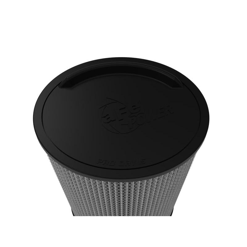 aFe Magnum FLOW Pro DRY S Air Filter (6.75x5)in F x (9.25x7.5)in B x (7.75x6)in T x 18in H-SR1 Performance