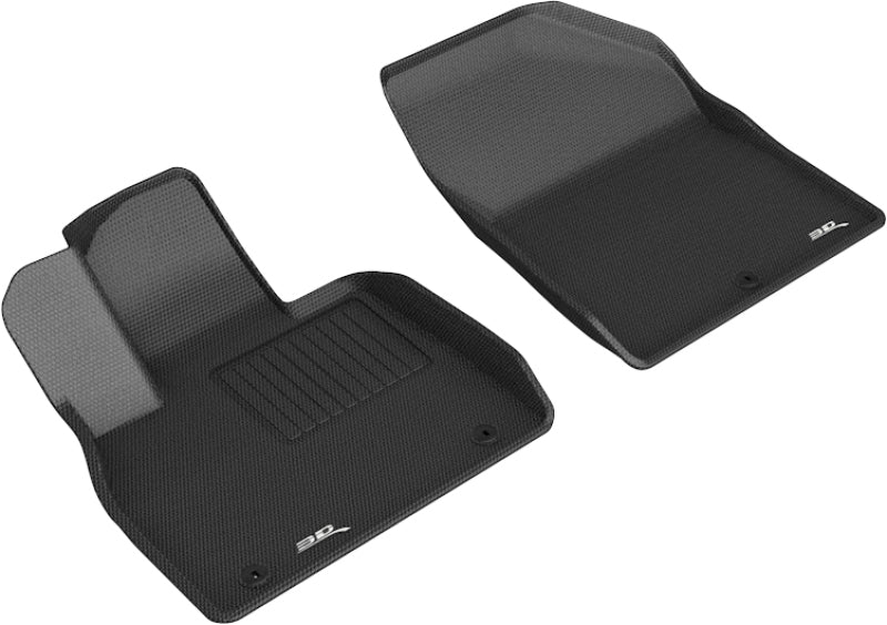 3D MAXpider 2020 Hyundai Palisade Kagu 1st Row Floormat - Black-SR1 Performance
