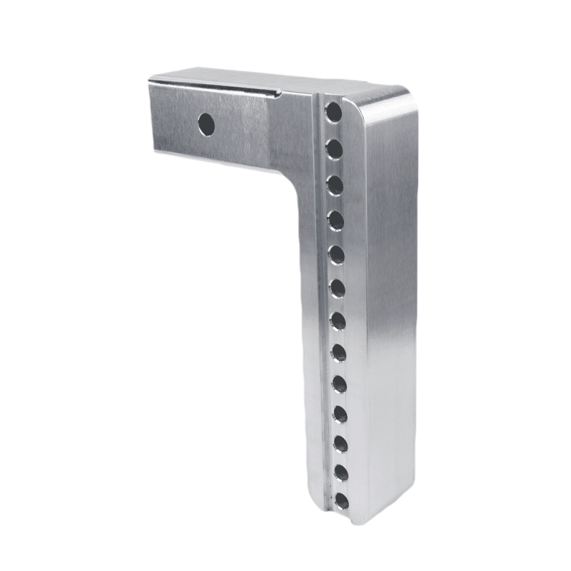 Weigh Safe Aluminum Drawbar with 10-inch Drop and 2.5-inch Shank for 18,500 lb Gross Trailer Weight