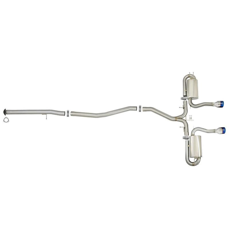 aFe Takeda 3in 304 SS Cat-Back Exhaust System w/ Blue Tips 2017+ Honda Civic Si 4Dr I4 1.5L (t)-SR1 Performance