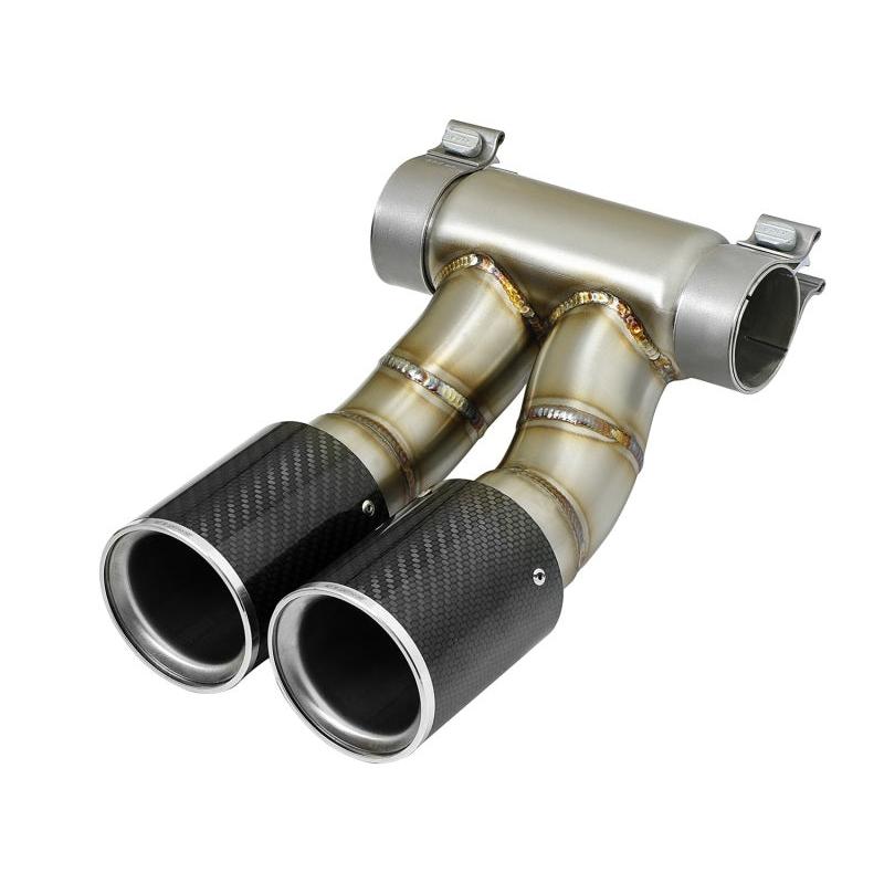 aFe Power 13-14 Porsche Cayman S / Boxster S Carbon Fiber Exhaust Tip Upgrade-SR1 Performance