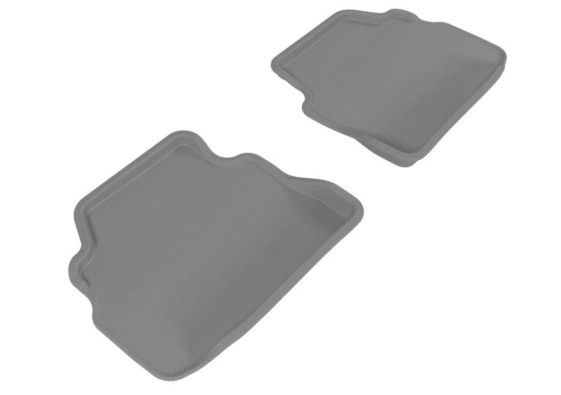 3D MAXpider 2007-2013 BMW 3 Series E92 Kagu 2nd Row Floormats - Gray-SR1 Performance