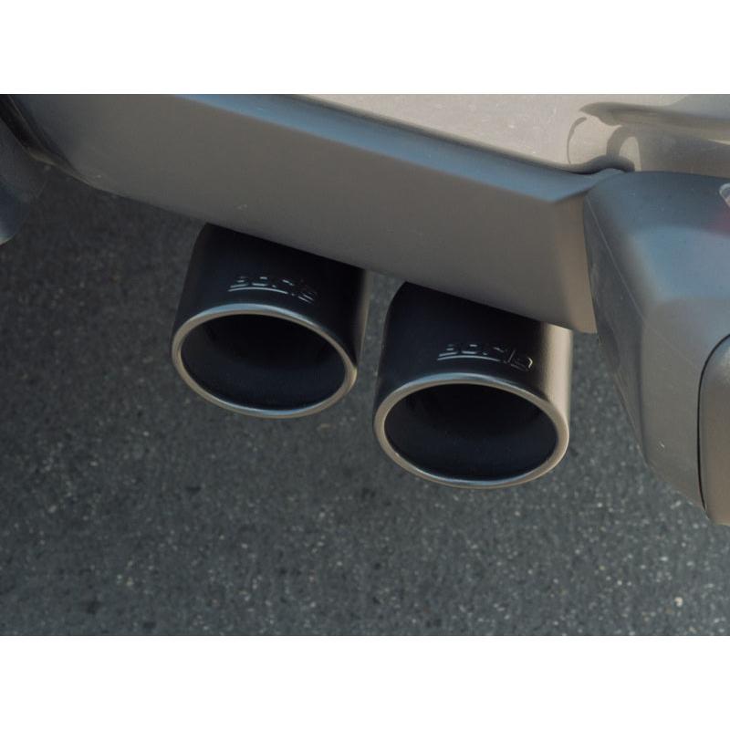 Borla 2020 Jeep Gladiator JT 3.6L V6 AT/MT AWD 2.75-2in Touring Catback Ceramic Blk Tailpipe & Tips