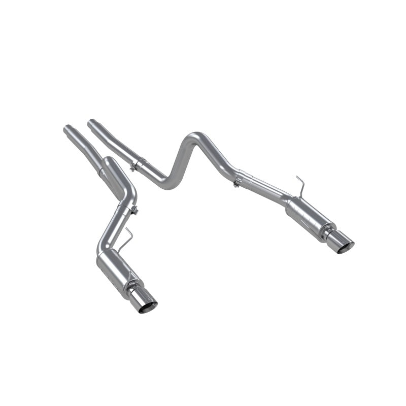 MBRP 05-09 Ford Shelby GT500 / GT Dual Split Rear Race Version, T409 4in Tips Exhaust System-SR1 Performance