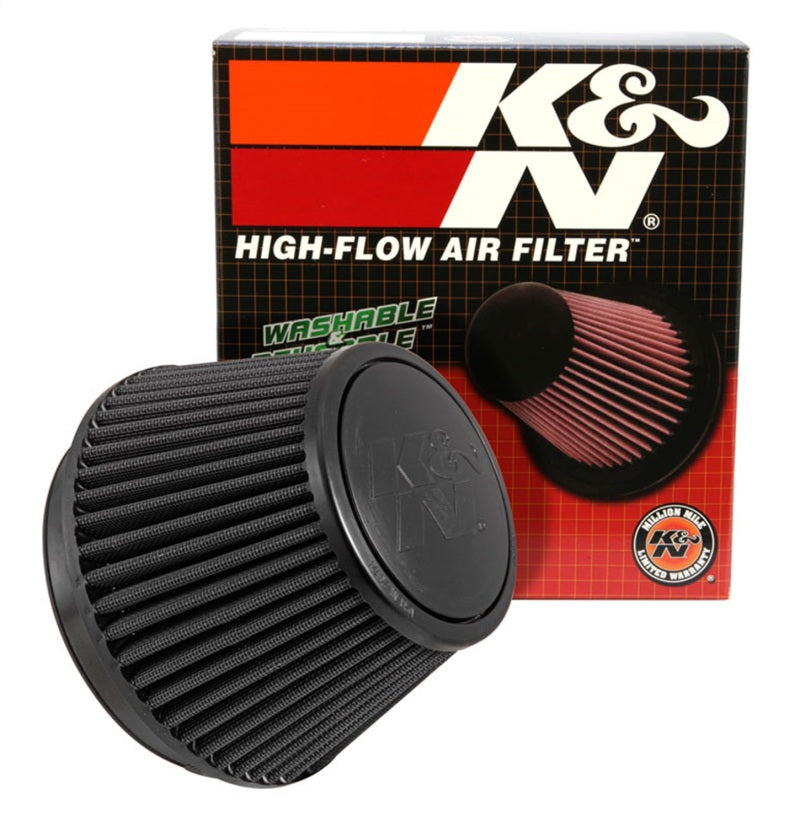 K&N Universal Rubber Filter Round Tapered 6in Flange ID x 7.5in Base OD x 5.25in Top OD x 6.75in H-SR1 Performance