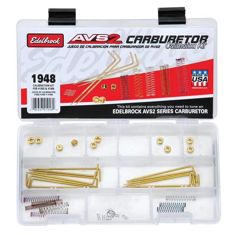 Edelbrock Calibration Kit for 1905 / 1906-SR1 Performance