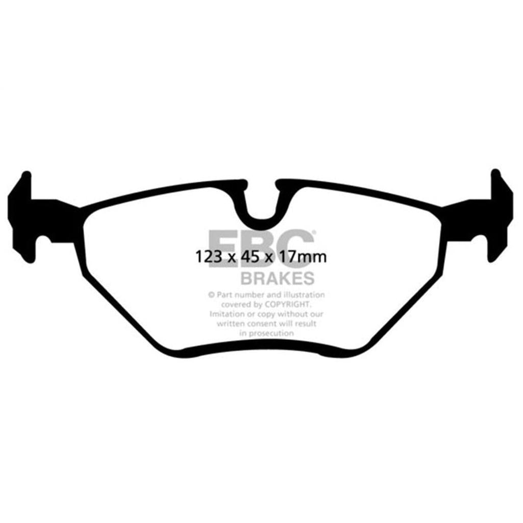 EBC Bluestuff NDX Rear Brake Pads for BMW Z3 and 3 Series Models