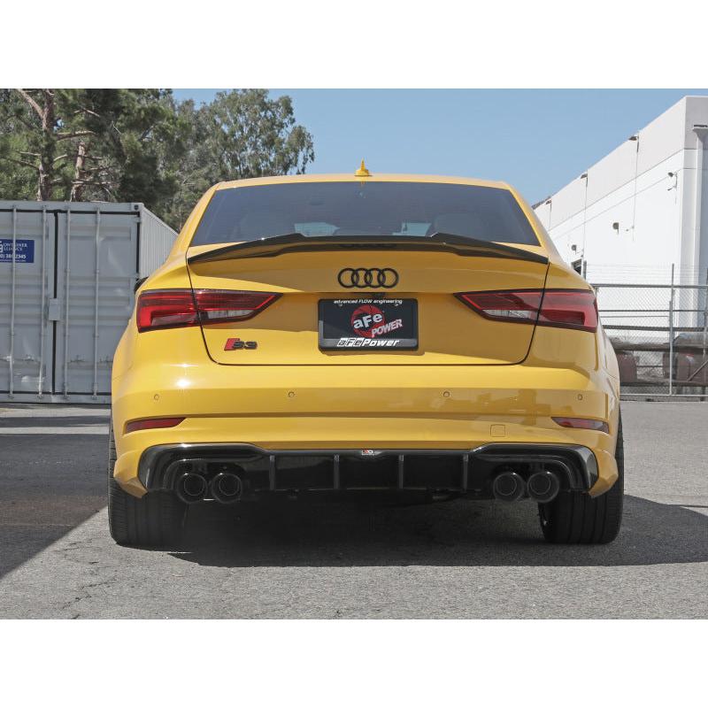 aFe MACHForce XP 3in-2.5in 304SS Exhaust Cat-Back 15-20 Audi S3 L4-2.0L (t) - Black Tips