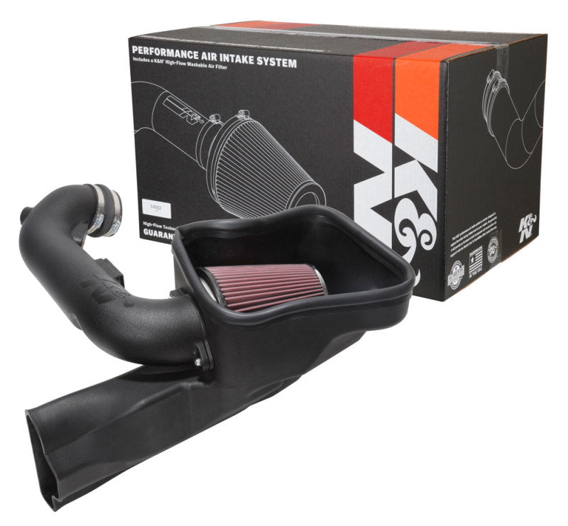 K&N 2018 Ford Mustang GT V8 5.0L F/I Aircharger Performance Intake-SR1 Performance