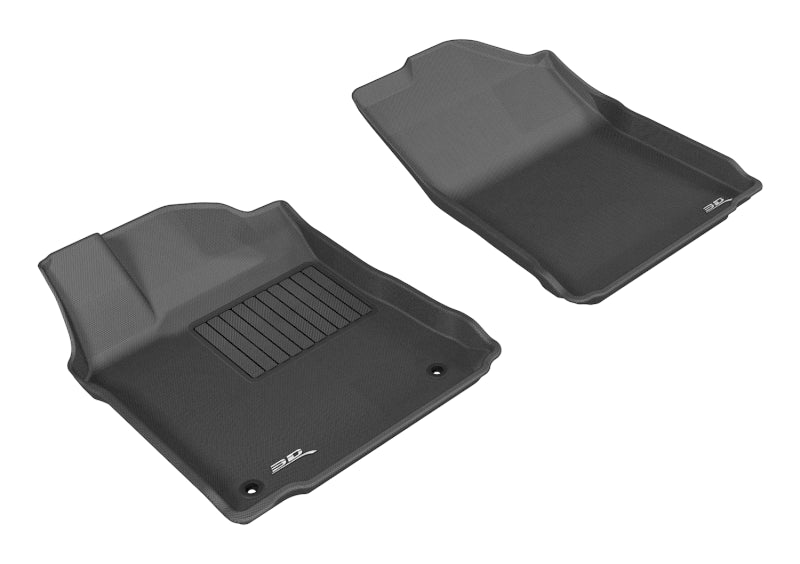 3D MAXpider 2013-2018 Toyota Avalon Kagu 1st Row Floormat - Black-SR1 Performance