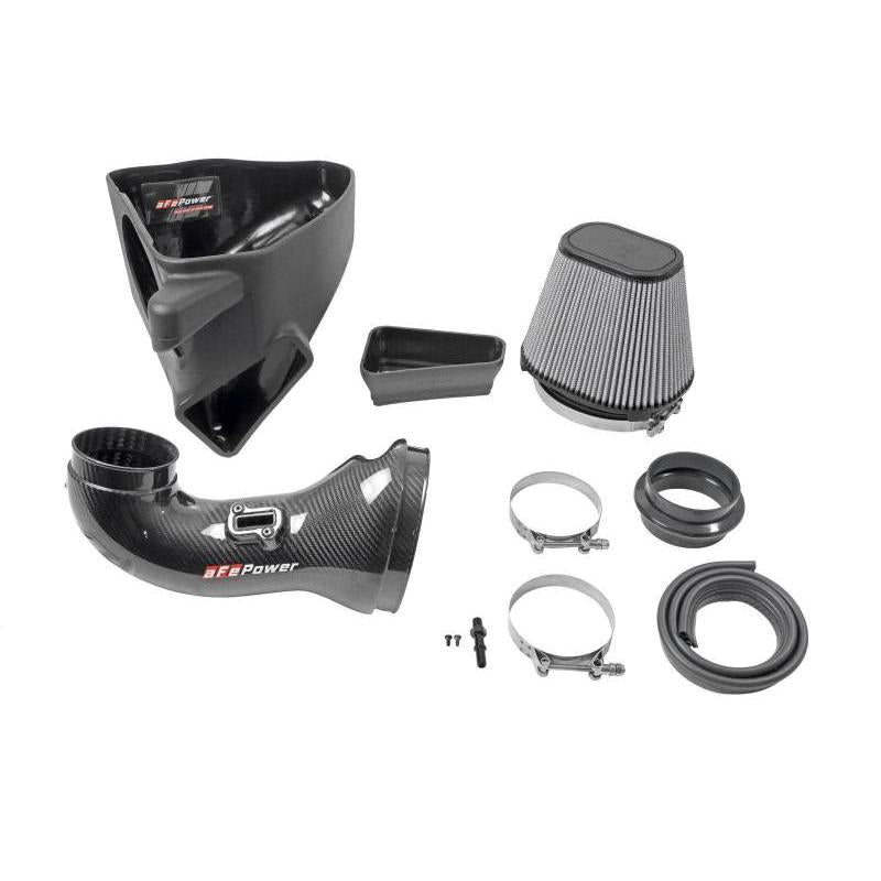 aFe 17-12 Chevrolet Camaro ZL1 (6.2L-V8) Track Series Carbon Fiber CAI System w/ Pro-DRY S Filters-SR1 Performance