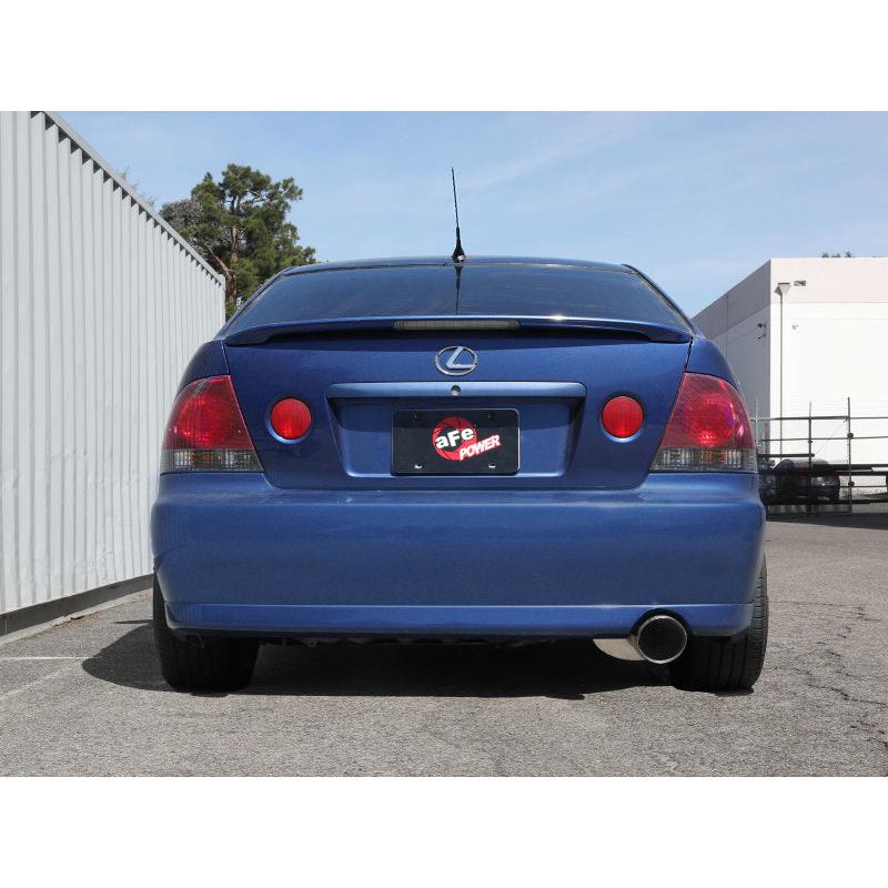 aFe Lexus IS300 01-05 L6-3.0L Takeda Cat-Back Exhaust System- Blue Tip