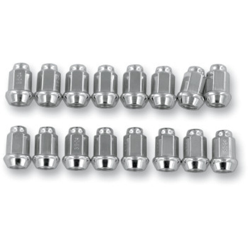 Raceline Conical Lug Nuts 10mm x 1.25 Chrome * 16 Pack for Powersports Vehicles