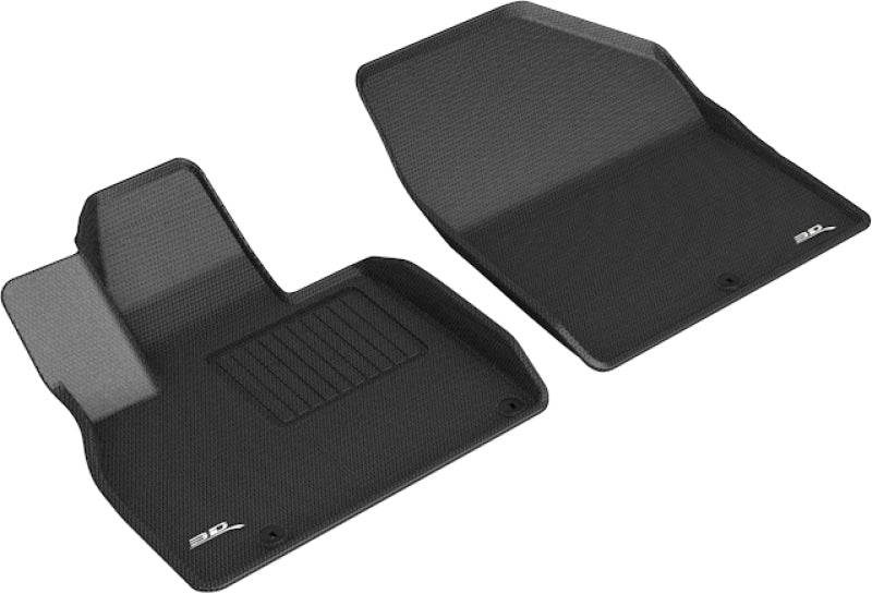 3D MAXpider 2020 Kia Telluride Kagu 1st Row Floormat - Black-SR1 Performance