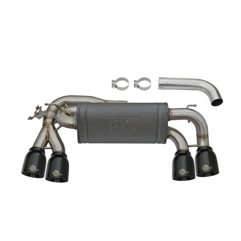 aFe MACHForce XP 3in - 2 1/2in Axle Back 304SS Exhaust w/ Black Tips 16-17 BMW M2 (f87)-SR1 Performance
