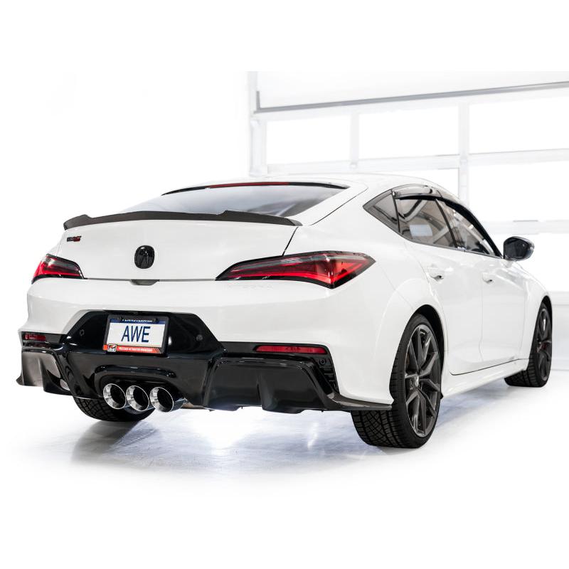 AWE Tuning 2024 Acura Integra Type S DE5 FWD Touring Edition Exhaust w/ Triple Chrome Silver Tips