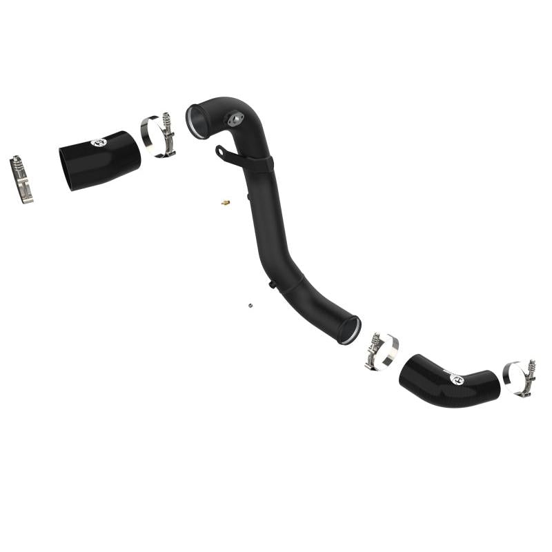 aFe Kia Stinger 18-22 V6-3.3L (tt) BladeRunner Cold Charge Pipe- Black-SR1 Performance