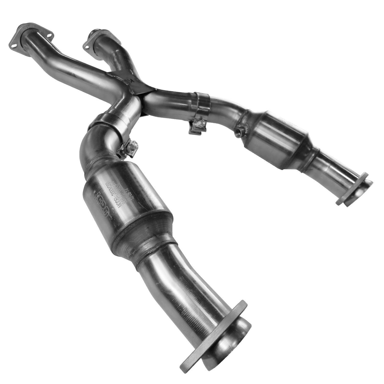2-1/2" Catted X-Pipe. 1999-2004 Mustang. Requires Kooks Headers.