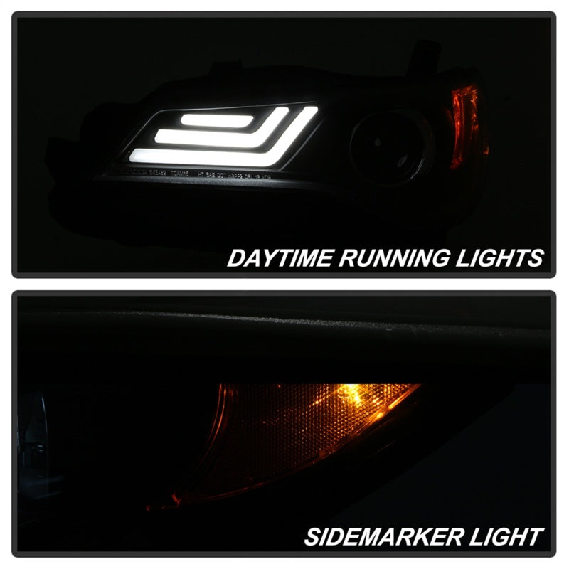 Spyder 15-17 Toyota Camry Projector Headlights - Black (PRO-YD-TCAM15-LB-BK)-SR1 Performance