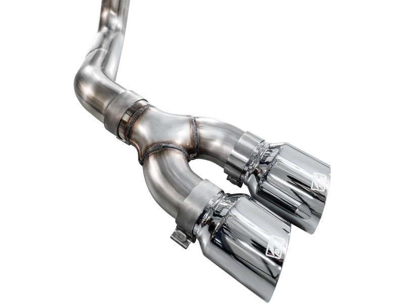 AWE Tuning 3015-32145 Ford F-150 14th Gen Regular Cab Cat-Back Exhaust with 4.5-Inch Dual Chrome Tips