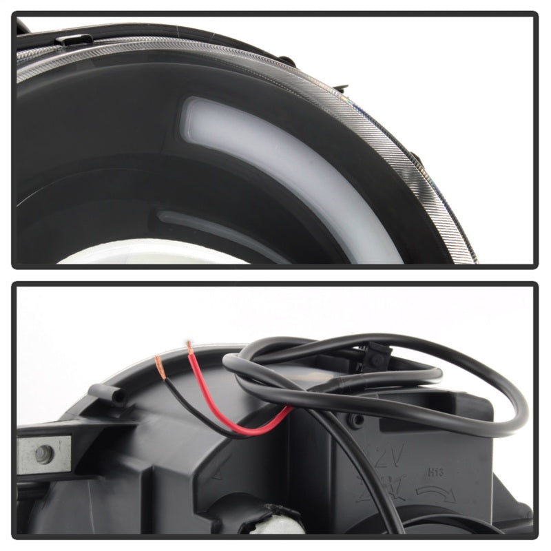 xTune 15-17 Jeep Renegade Light Bar DRL Projector Headlights -Black (PRO-JH-JREN-LBDRL-BK)-SR1 Performance