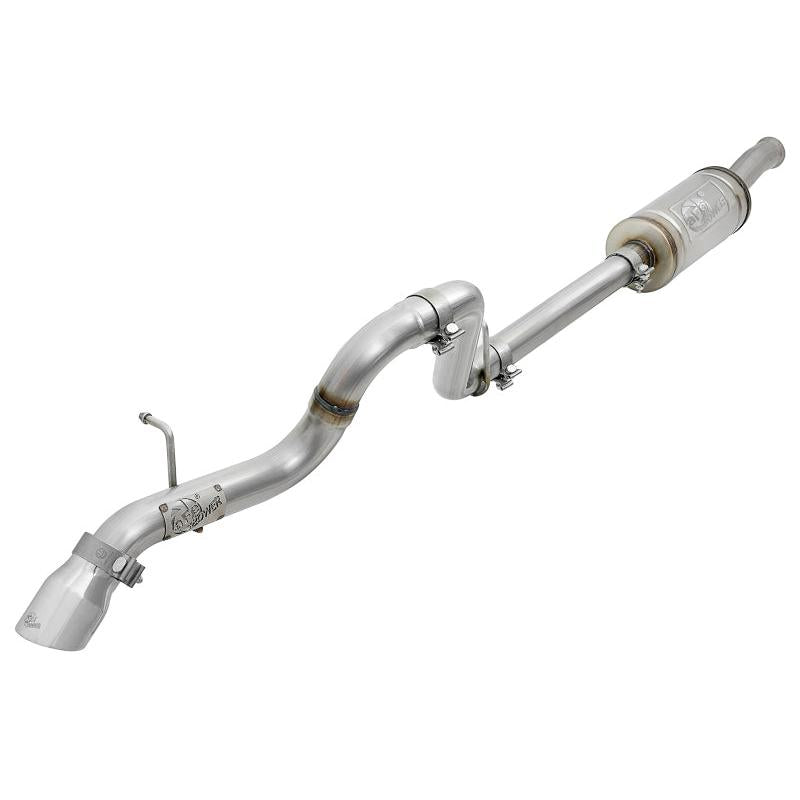 aFe MACH Force-Xp 2.5in 409SS Axle-Back Hi-Tuck Exh Sys w/ Pol Tip 18-20 Jeep Wrangler (JL) V6 3.6L-SR1 Performance