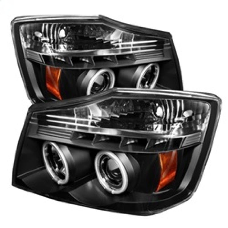 Spyder Nissan Titan 04-14/Armada 04-07 Projector Headlights CCFL Halo LED Blk PRO-YD-NTI04-CCFL-BK-SR1 Performance