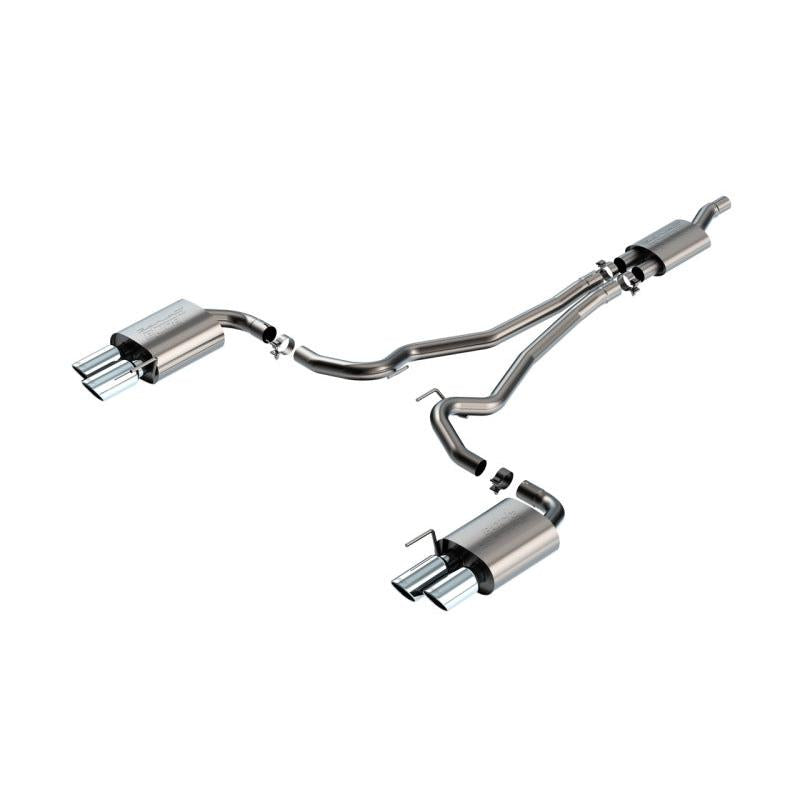 Borla 2024 Ford Mustang Ecoboost 2.3L Cat-Back Exhaust System S-Type w/ Quad Tip - Non-Active