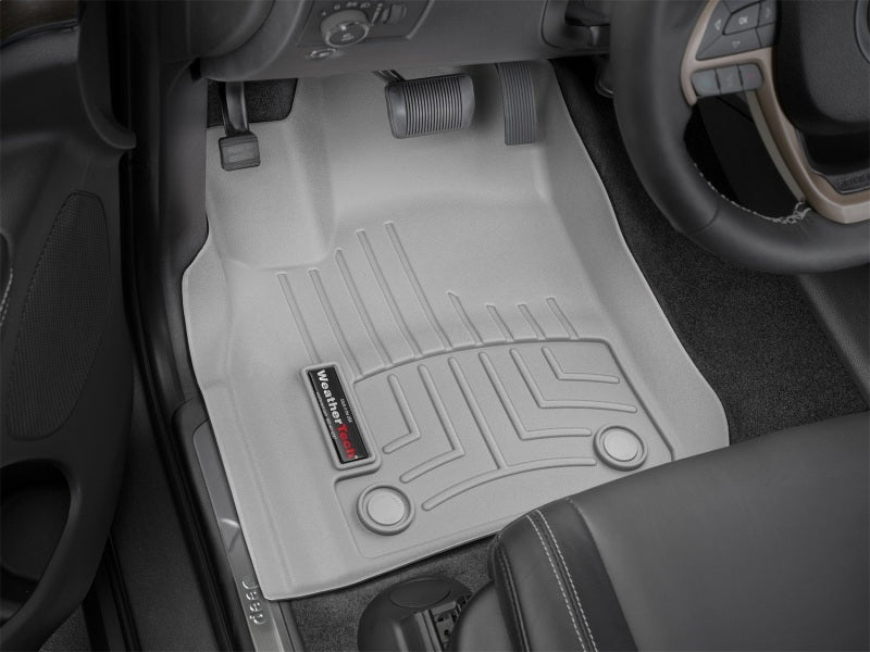 WeatherTech DigitalFit FloorLiner for Jeep Grand Cherokee and Dodge Durango, Front - Gray (Part #469301)