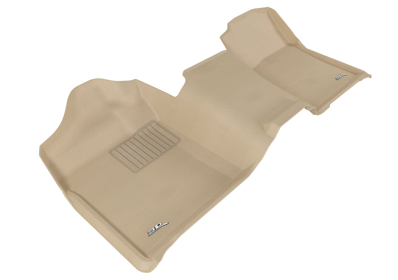3D MAXpider 2007-2013 Chevrolet/GMC Silverado/Sierra Regular Cab Kagu 1st Row Floormat - Black-SR1 Performance