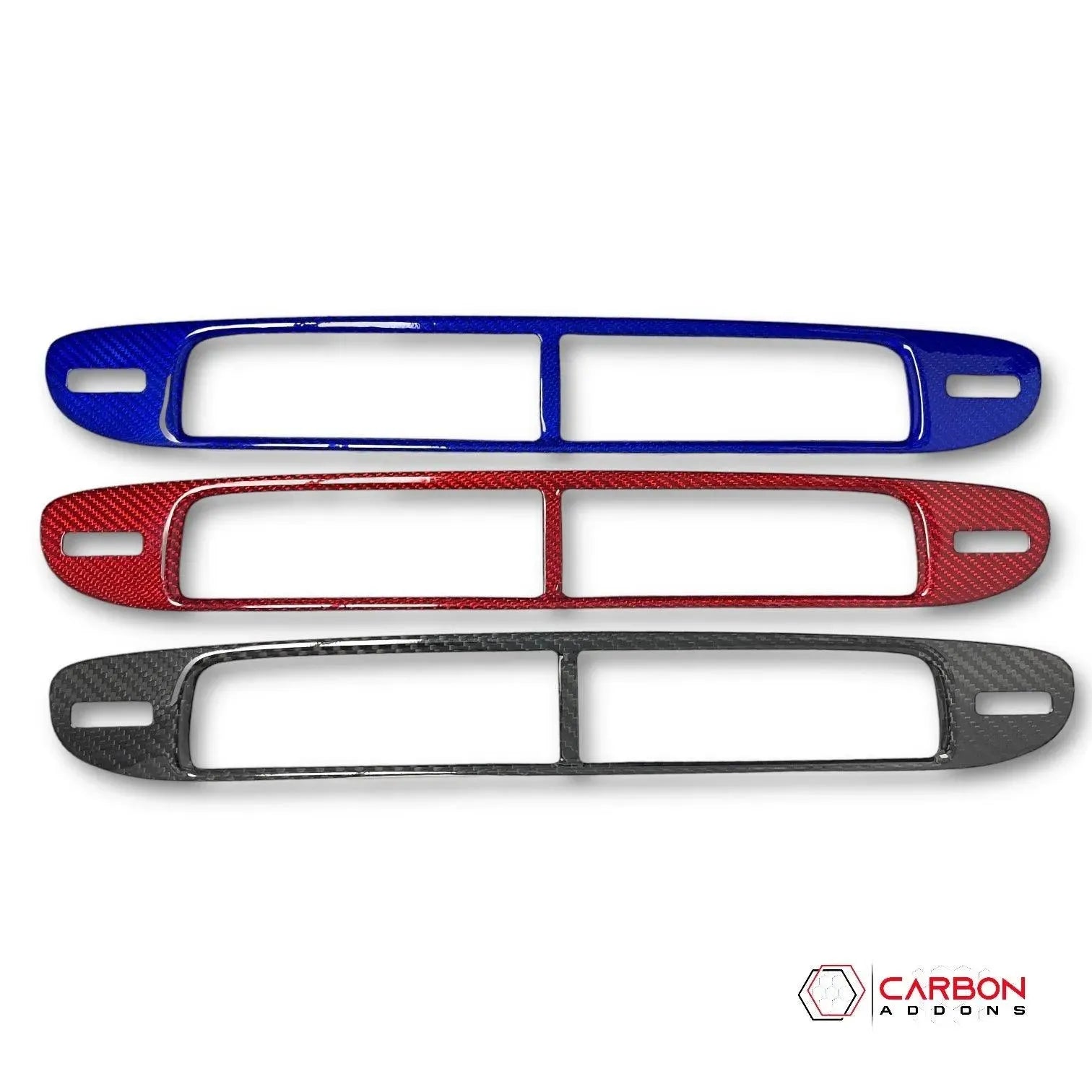 2013-2015 Chevy Camaro Carbon Fiber Dash AC Vent Trim Cover - carbonaddons Carbon Fiber Parts, Accessories, Upgrades, Mods