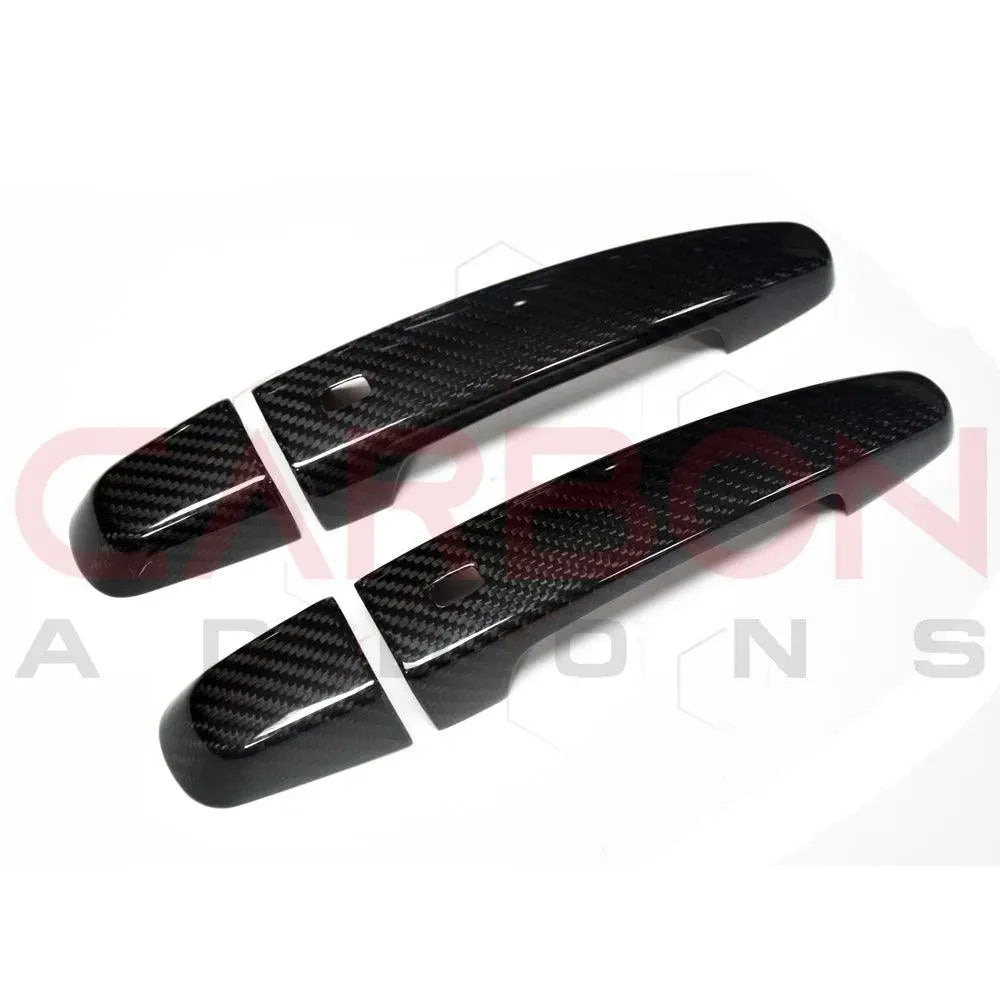 2016-2024 Camaro Carbon Fiber Exterior Door Handle Cover - carbonaddons Carbon Fiber Parts, Accessories, Upgrades, Mods