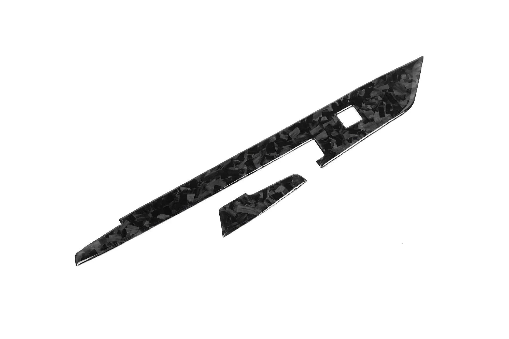 2016-2024 Camaro Real Carbon Fiber Center compartment Trim Overlay - carbonaddons Carbon Fiber Parts, Accessories, Upgrades, Mods