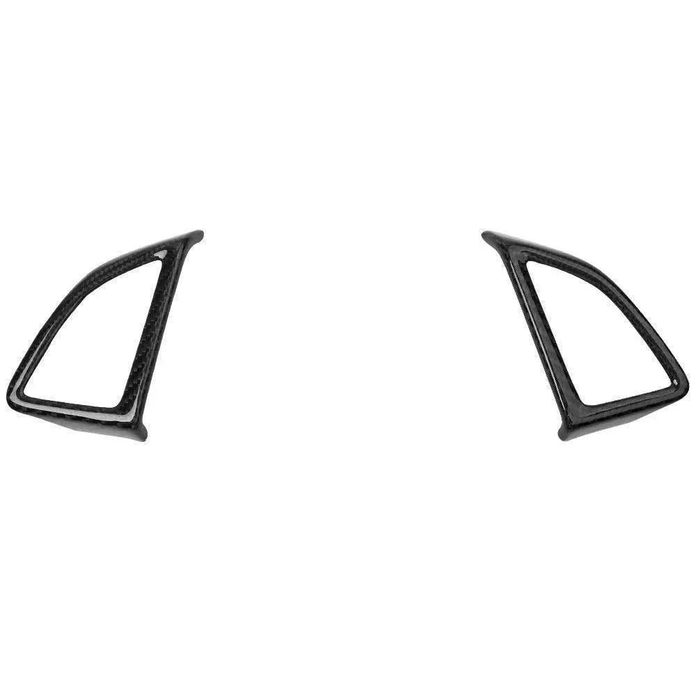 2016-2024 Camaro Steering Wheel and Airbag Chrome Delete Covers - carbonaddons Carbon Fiber Parts, Accessories, Upgrades, Mods