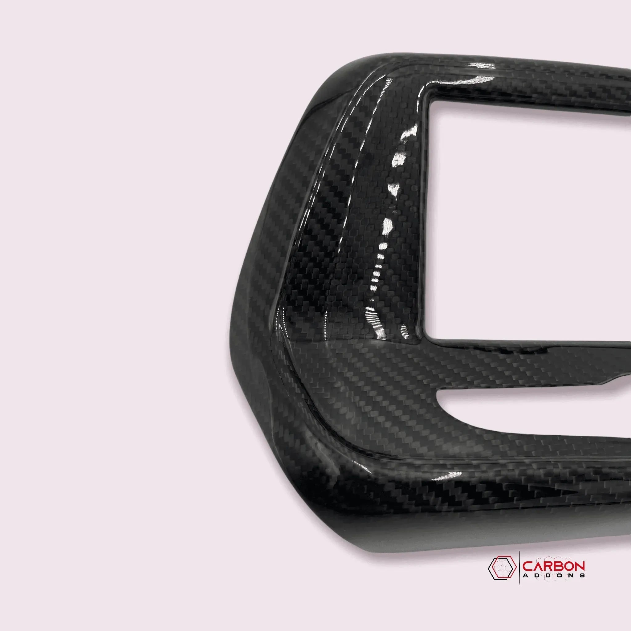 2016-2024 Chevy Camaro Carbon Fiber Infotainment Radio Screen Trim Cover - carbonaddons Carbon Fiber Parts, Accessories, Upgrades, Mods