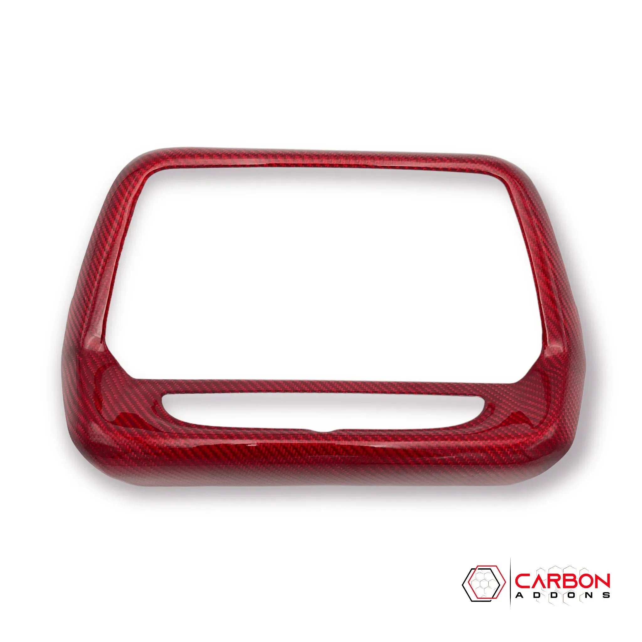 2016-2024 Chevy Camaro Carbon Fiber Infotainment Radio Screen Trim Cover - carbonaddons Carbon Fiber Parts, Accessories, Upgrades, Mods