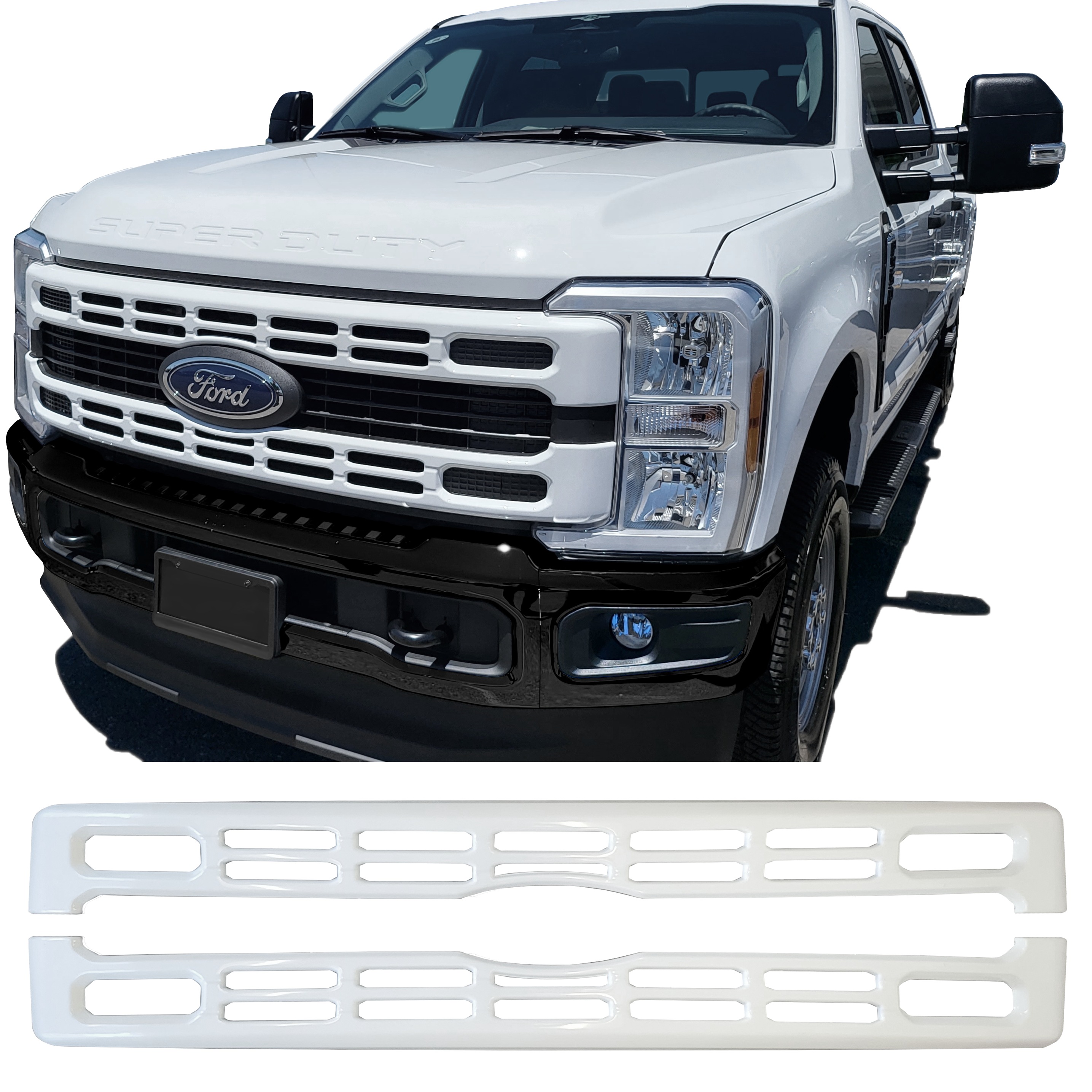 2023-2026 Ford F-250/F-350 XL/XLT Grille Cover - BumperShellz