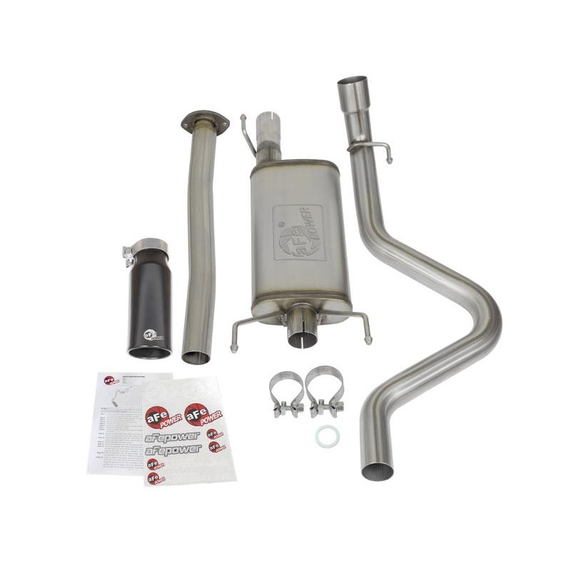 aFe MACHForce XP Cat Back SS Exhausts Black Tips 05-12 Toyota Tacoma L4-2.7L-SR1 Performance