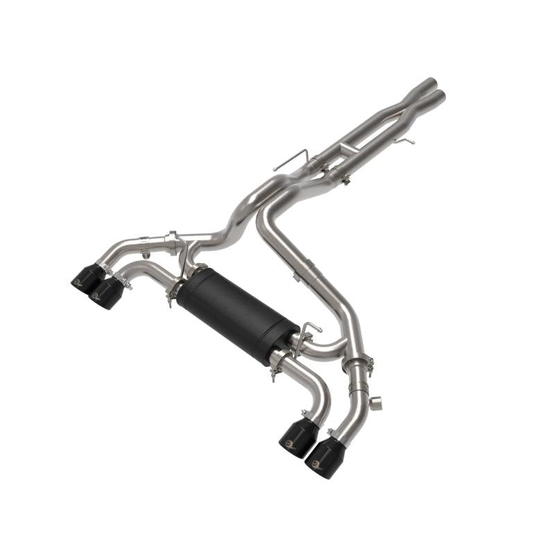 aFe Vulcan Series 2.5in 304SS Cat-Back Exhaust 2021+ Jeep Wrangler 392 6.4L w/ Black Tips-SR1 Performance