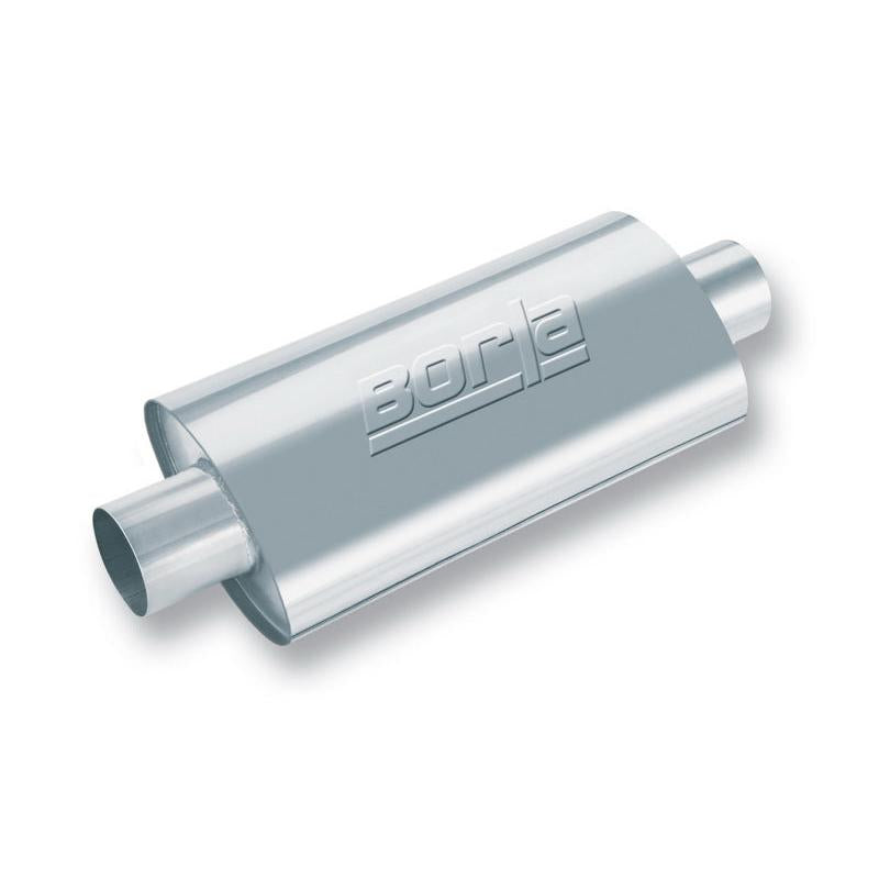 Borla XR-1 Racing Sportsman 3.5in. Outlet / 3.5in Inlet Oval Muffler